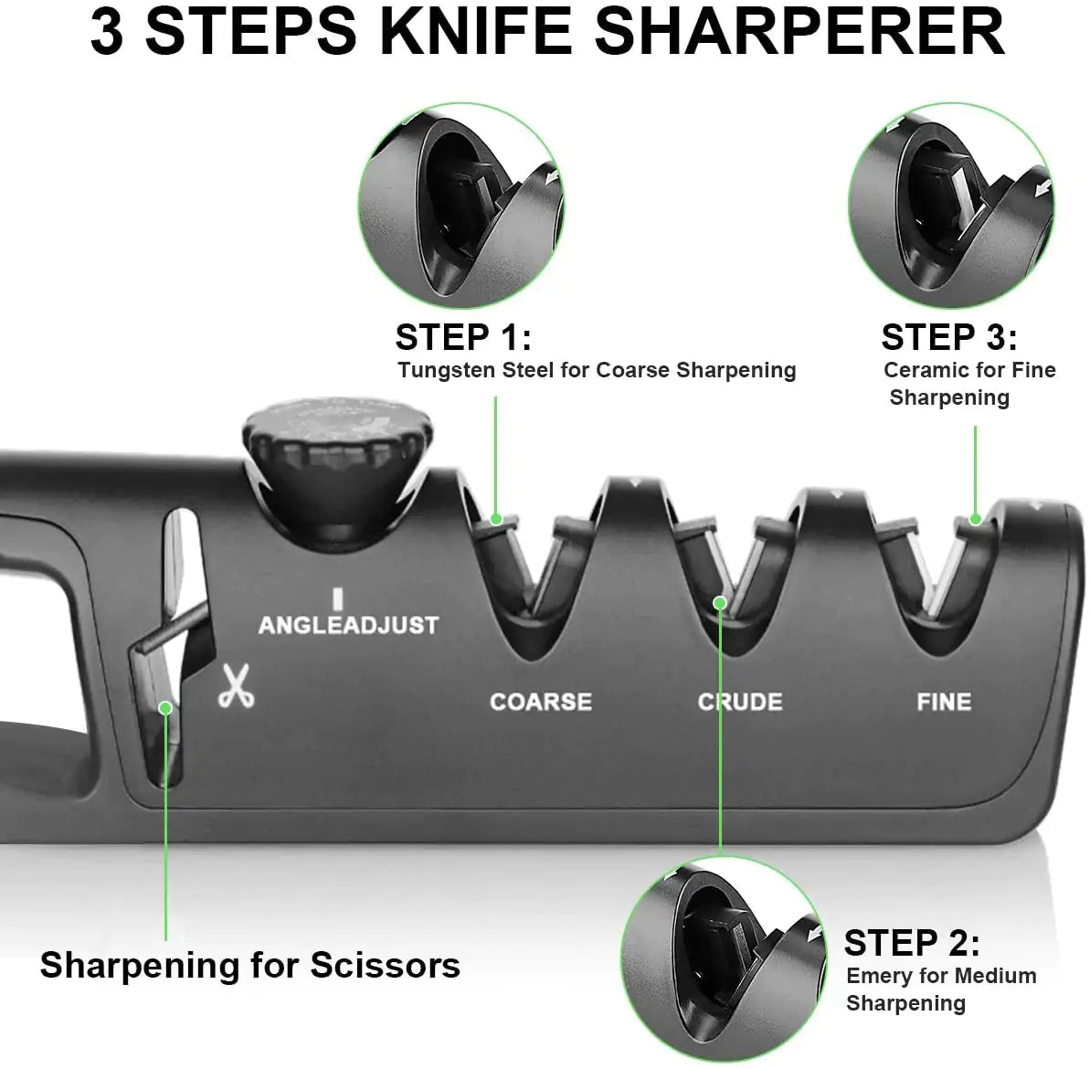 Effortless knife sharpener